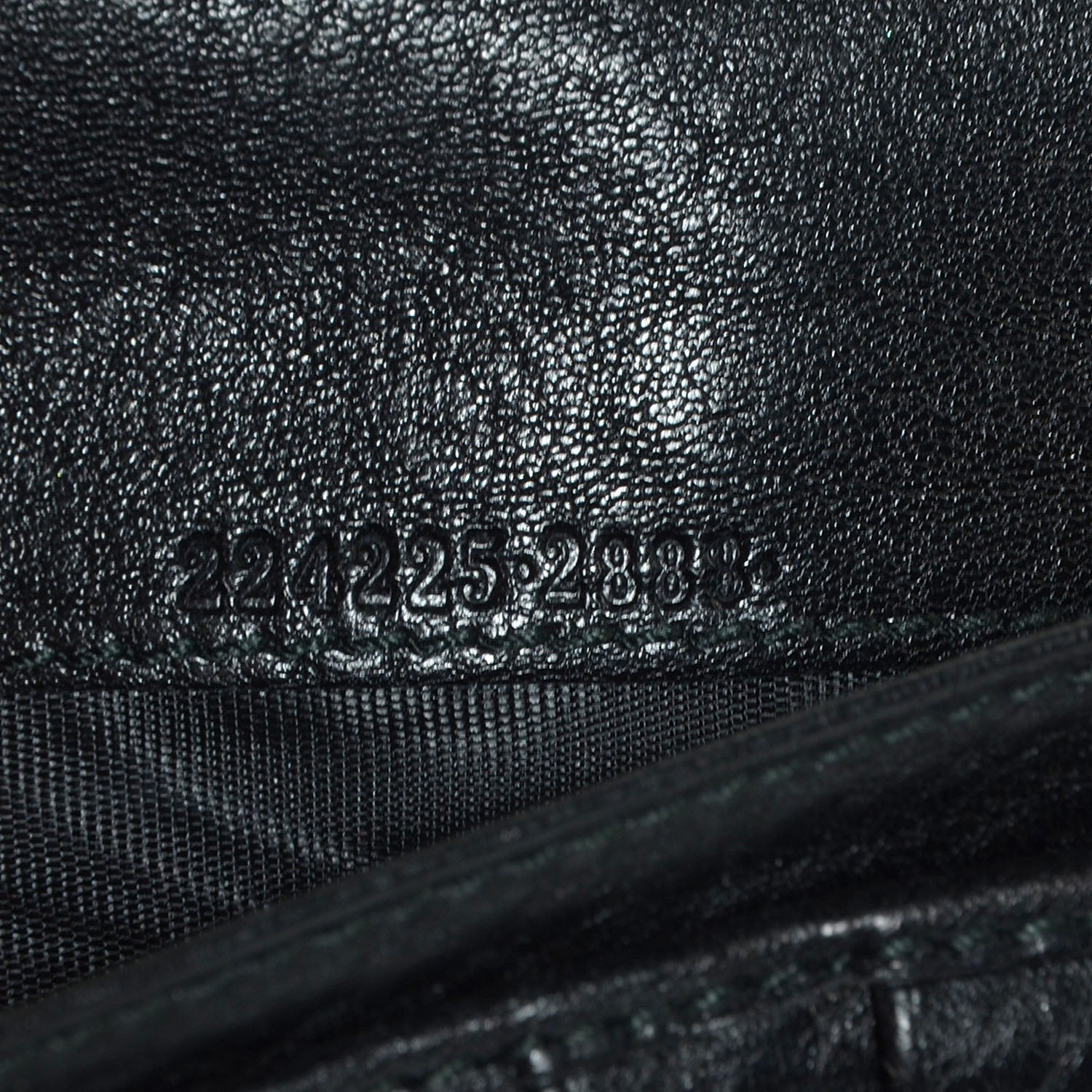 Gucci Monogram Interlocking GG Continental Wallet Black 7 of 8