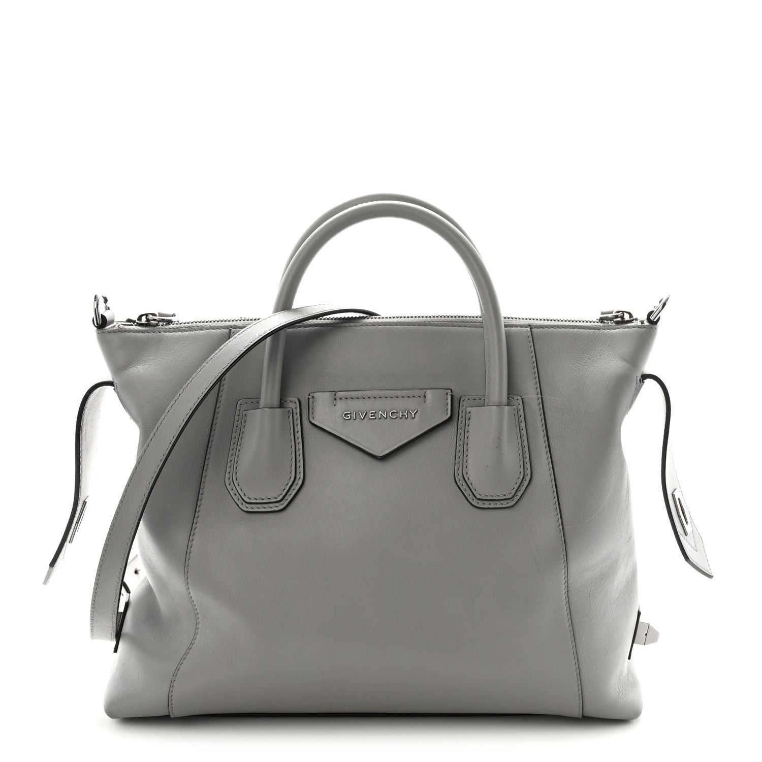 Givenchy Calfskin Small Soft Antigona Pearl Grey 1 of 9