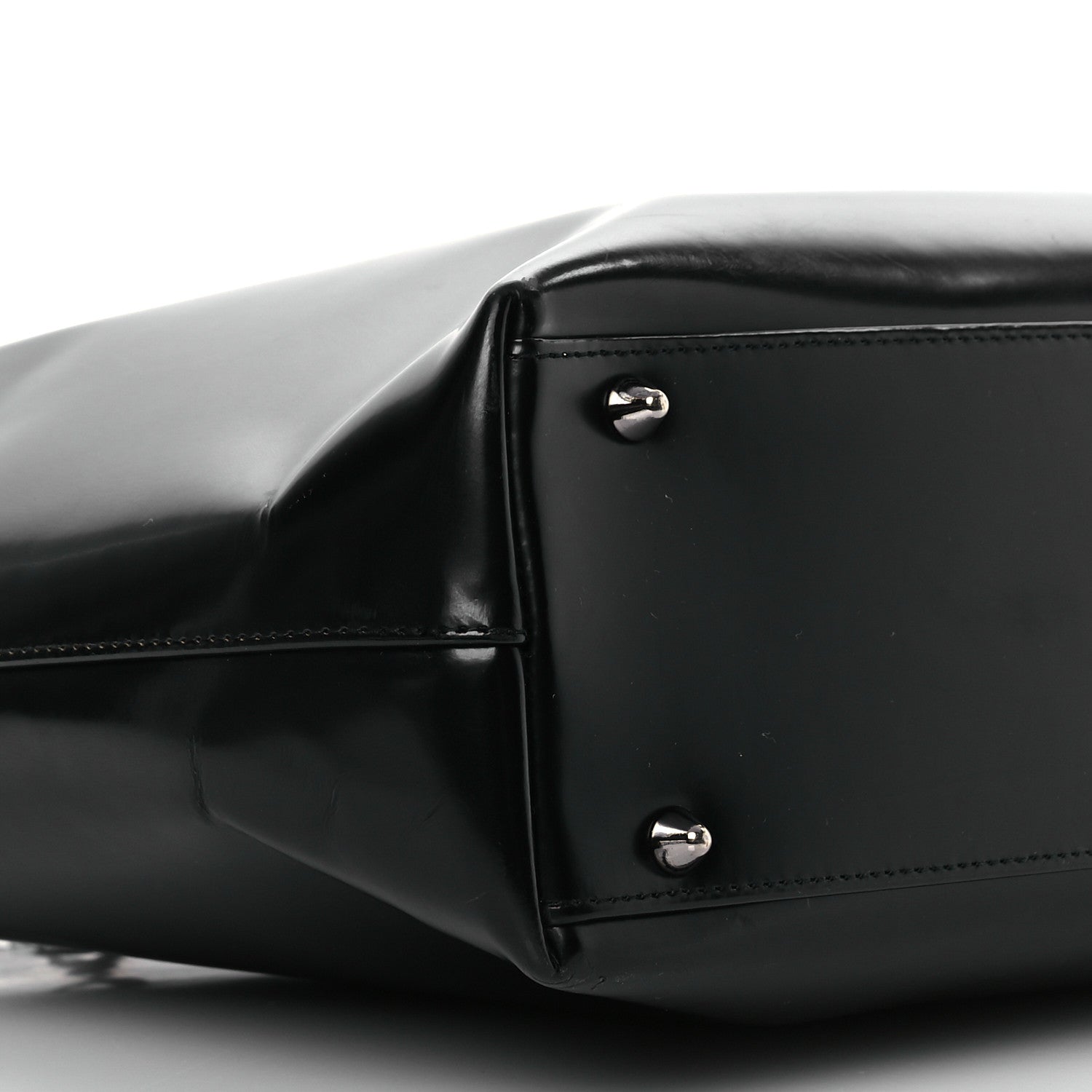 Christian Dior Glazed Calfskin Large Lady Dior Tote Black 12 of 18