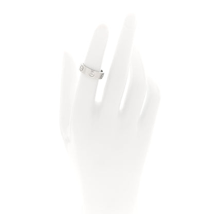 Cartier Platinum 1 Diamond 5.5mm LOVE Ring 49 4.75 2 of 4