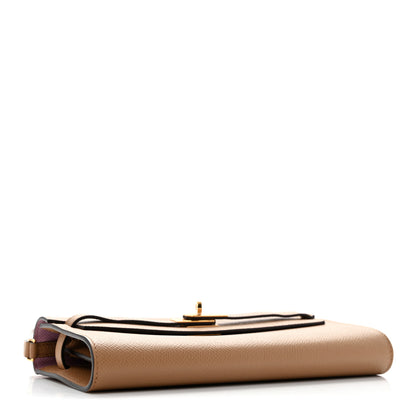 Hermes Epsom Verso Kelly Wallet To Go Chai Mauve Sylvestre 4 of 11