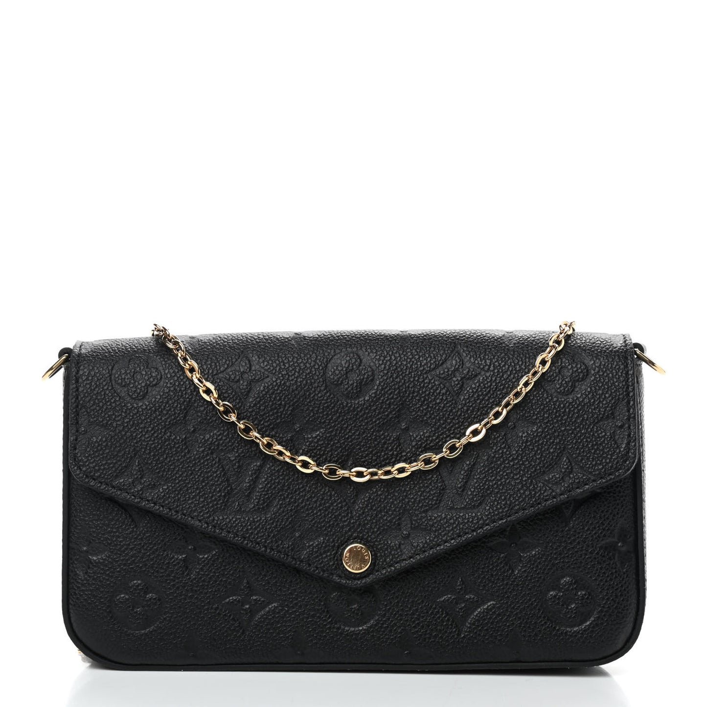 Empreinte Pochette Felicie Chain Wallet Black