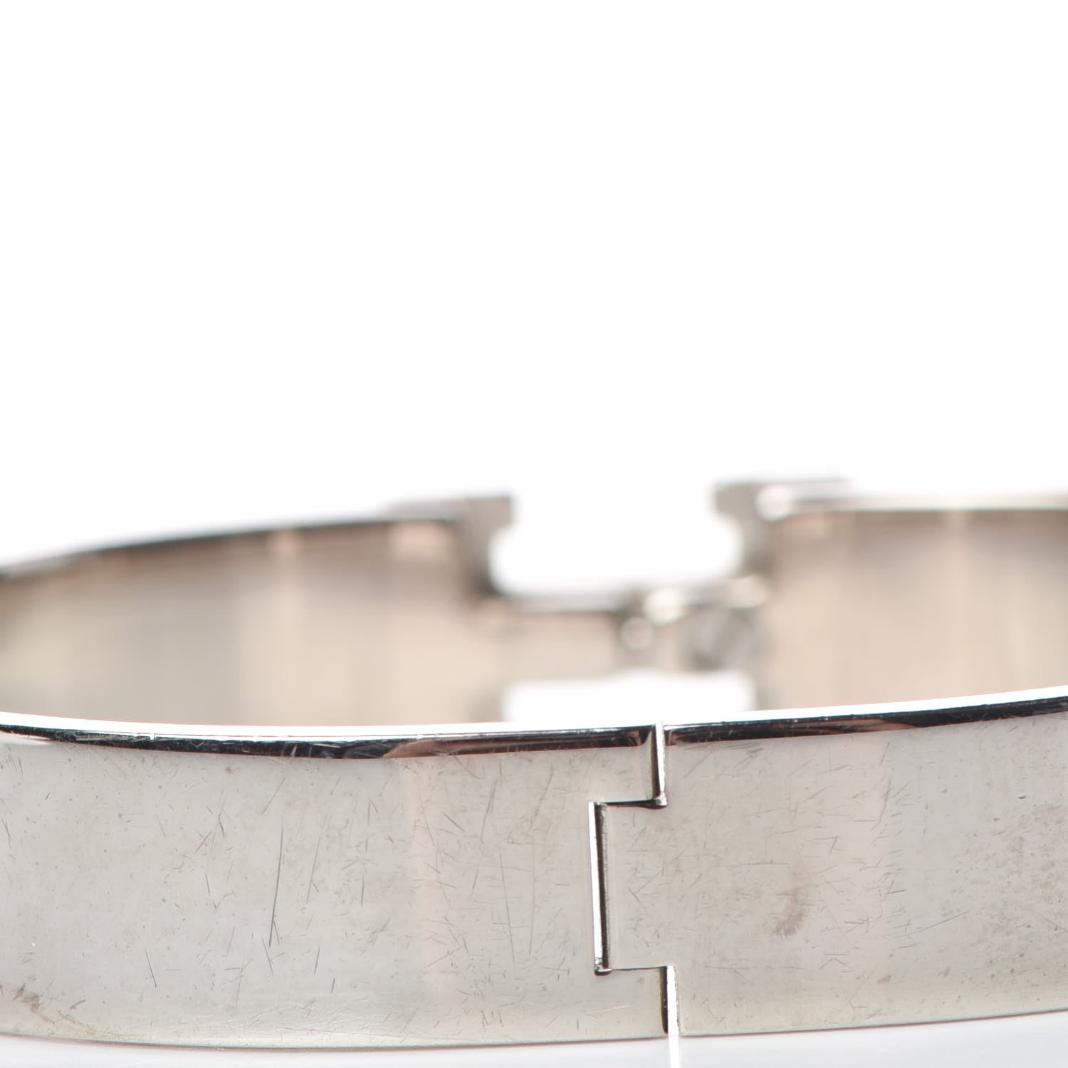 Hermes Enamel Narrow Clic Clac H Bracelet GM Red 5 of 5