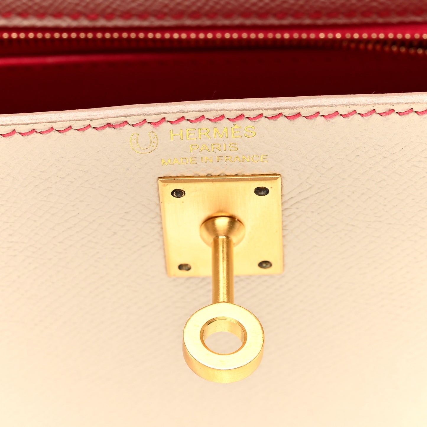 Epsom Horseshoe Kelly Sellier 25 Craie Rose Extreme