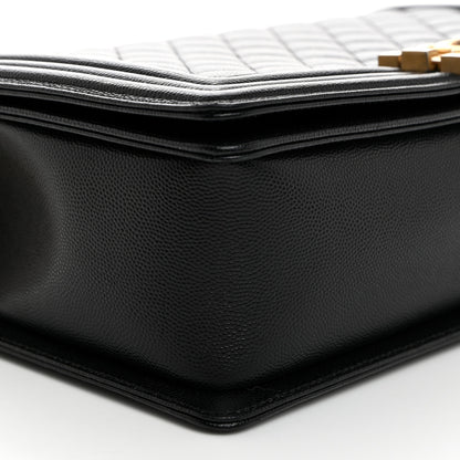 Chanel Caviar Quilted New Medium Boy Flap Black 9 of 10