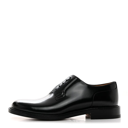 Christian Dior Calfskin Mens Derby Shoes 42 Black 1 of 8