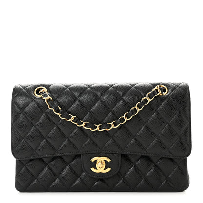 Chanel Caviar Quilted Medium Double Flap Black 1 of 11