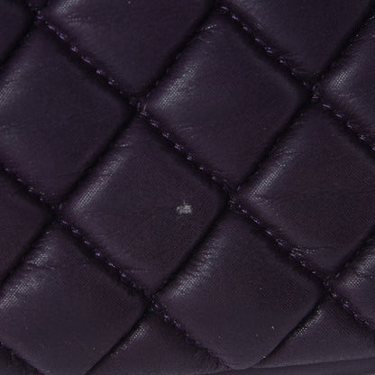 Chanel Iridescent Calfskin Small New Bubble Flap Plum 8 of 9