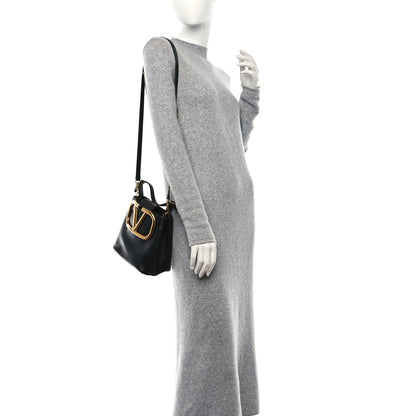 Valentino Garavani Smooth Calfskin Supervee Top Handle Bag Black 2 of 9