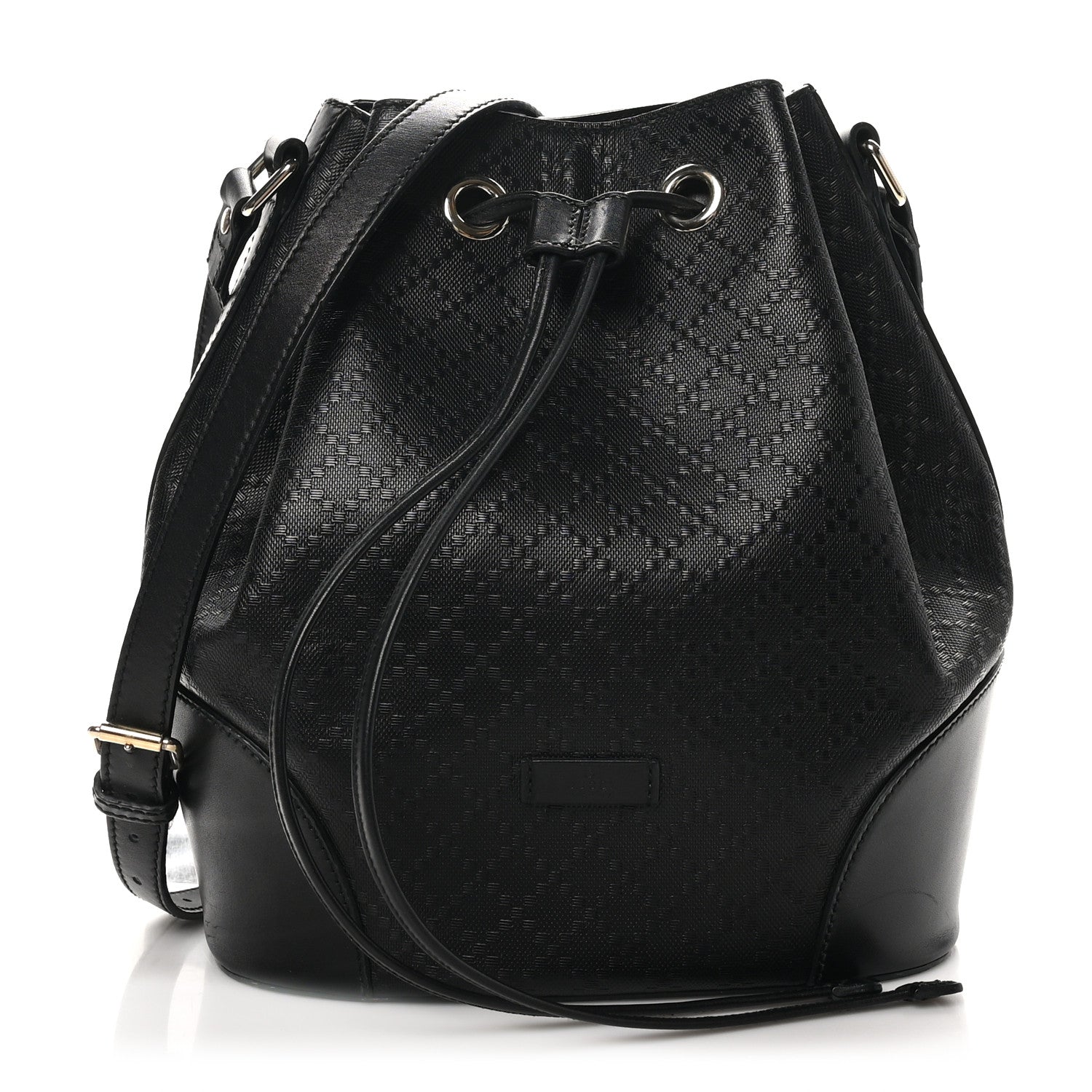 Gucci Bright Diamante Medium Bucket Bag Black 1 of 13