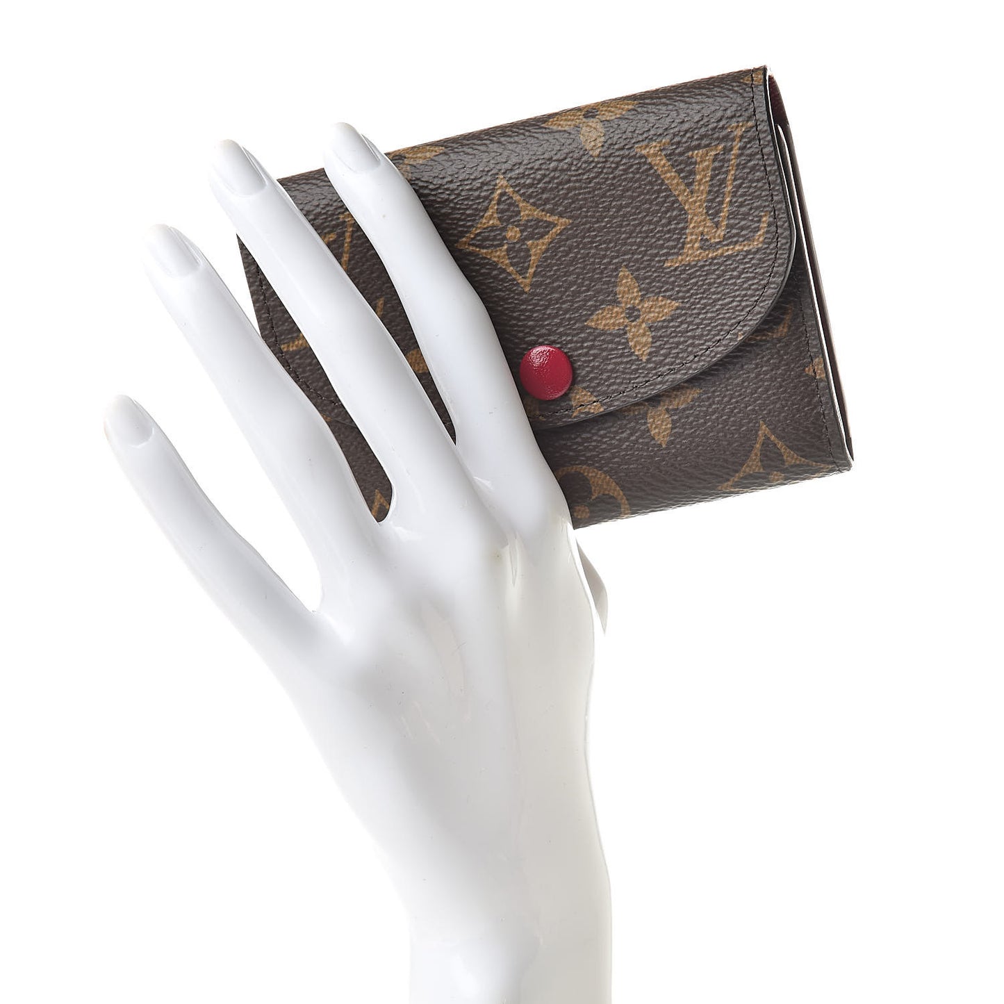 Monogram Rosalie Coin Purse Fuchsia
