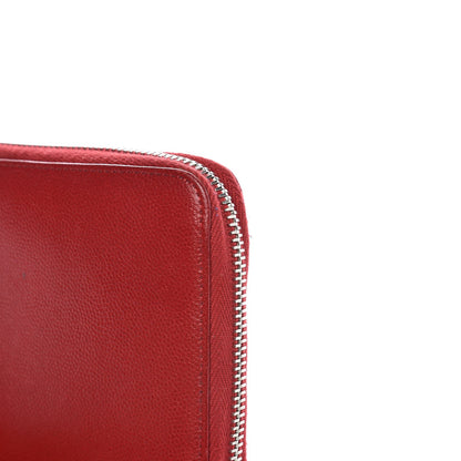 Chanel Caviar Sevruga Zip Around Wallet Red 12 of 12