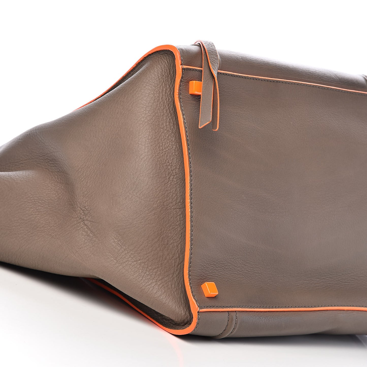 Supple Calfskin Medium Phantom Luggage Grey