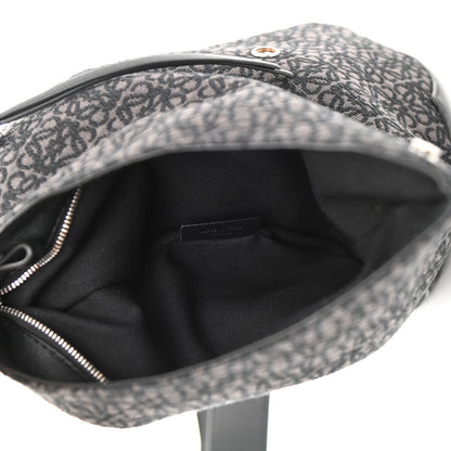 Loewe Jacquard Anagram Calfskin Anton Sling Anthracite Black 6 of 9