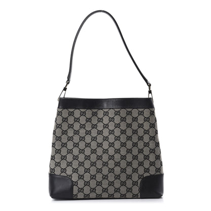 Gucci Monogram Shoulder Bag Black 1 of 10