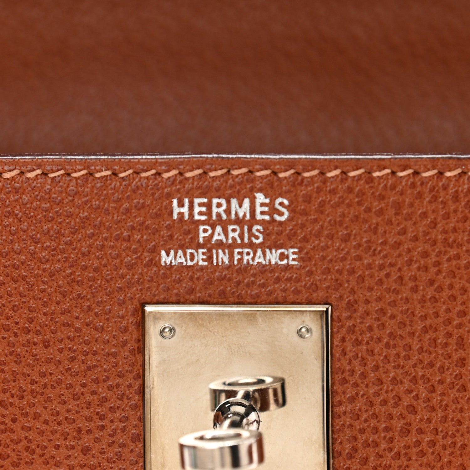 Hermes Buffle Skipper Kelly Retourne 35 Marron Glace 6 of 10