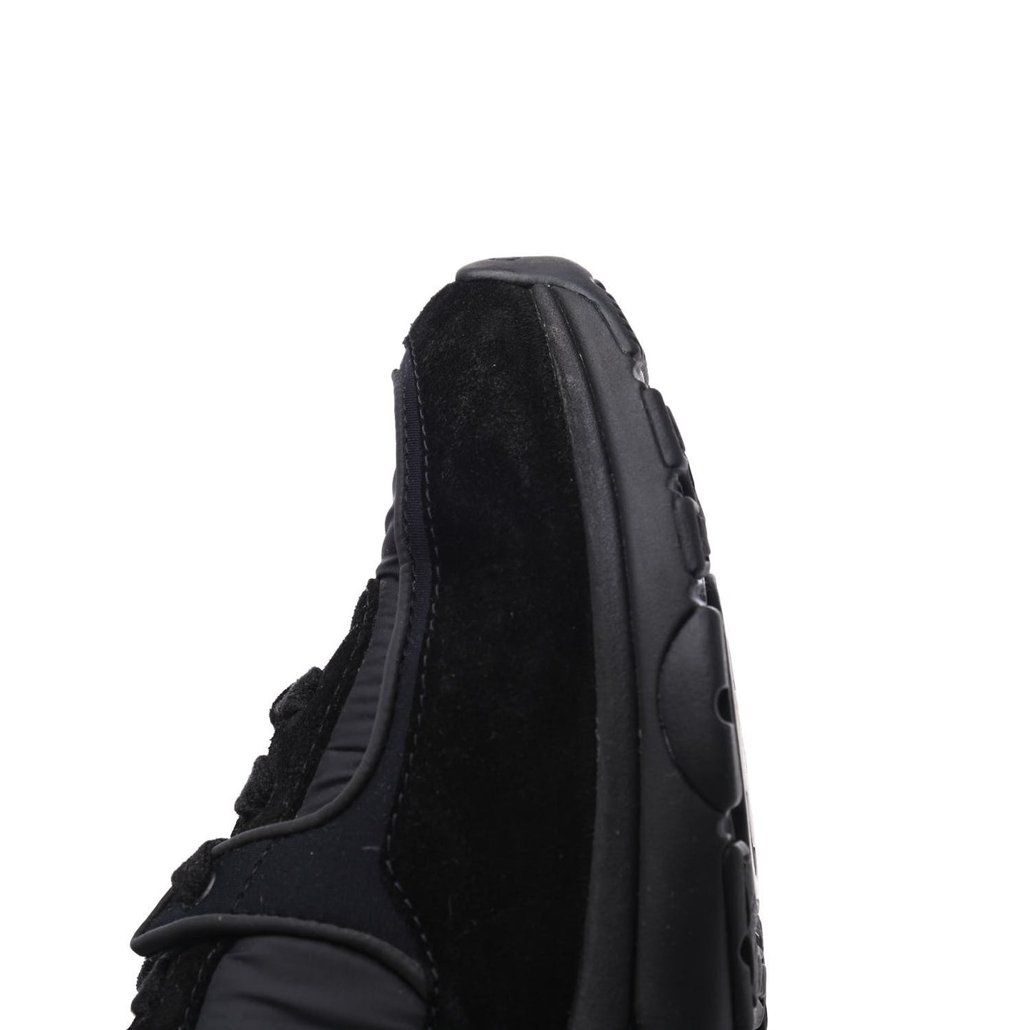 Nylon Calfskin Suede CC Sneakers 36.5 Black