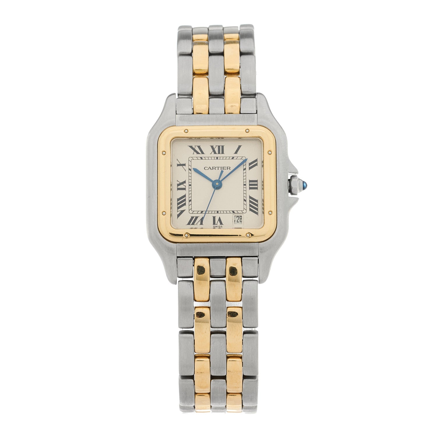 Cartier Stainless Steel 18K Yellow Gold 27mm Panthere Quartz Watch 1 of 4