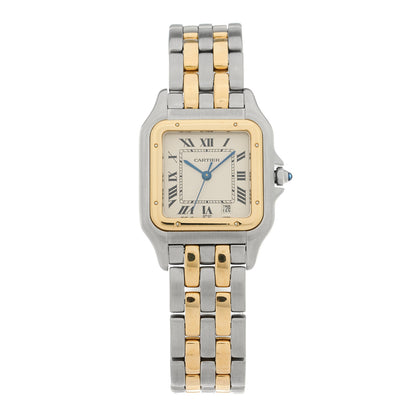 Cartier Stainless Steel 18K Yellow Gold 27mm Panthere Quartz Watch 1 of 4