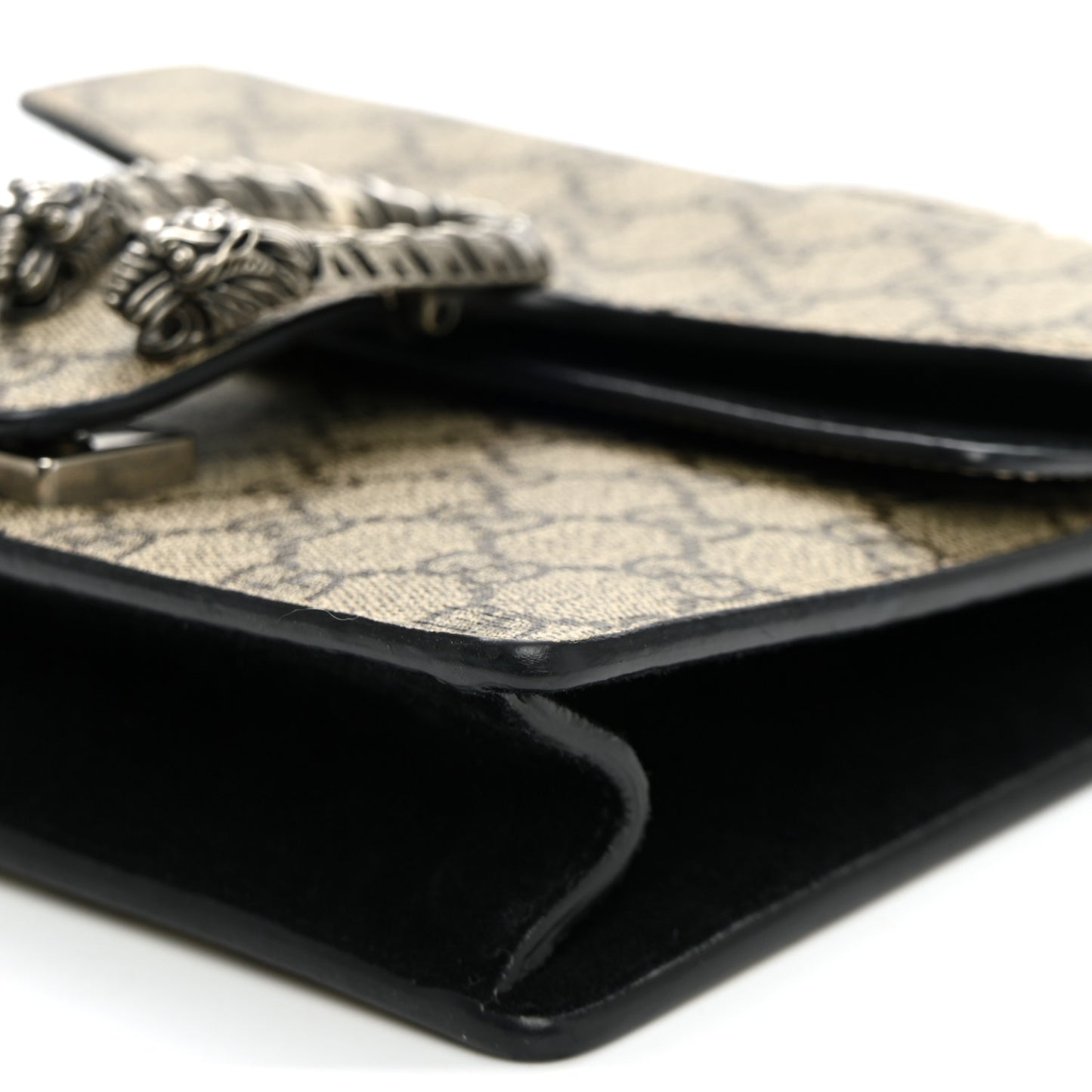 GG Supreme Monogram Mini Dionysus Shoulder Bag Black