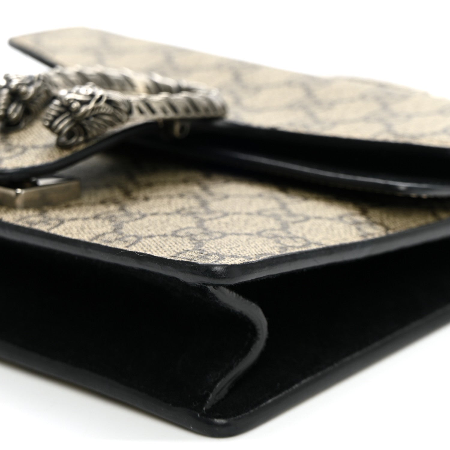 Gucci GG Supreme Monogram Mini Dionysus Shoulder Bag Black 9 of 10
