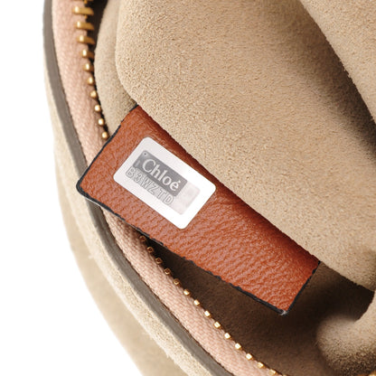 Chloe Calfskin Patchwork Medium Faye Shoulder Bag Caramel 8 of 8