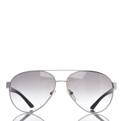 Prada Gradient Aviator Sunglasses SPR 59N Black 5 of 17