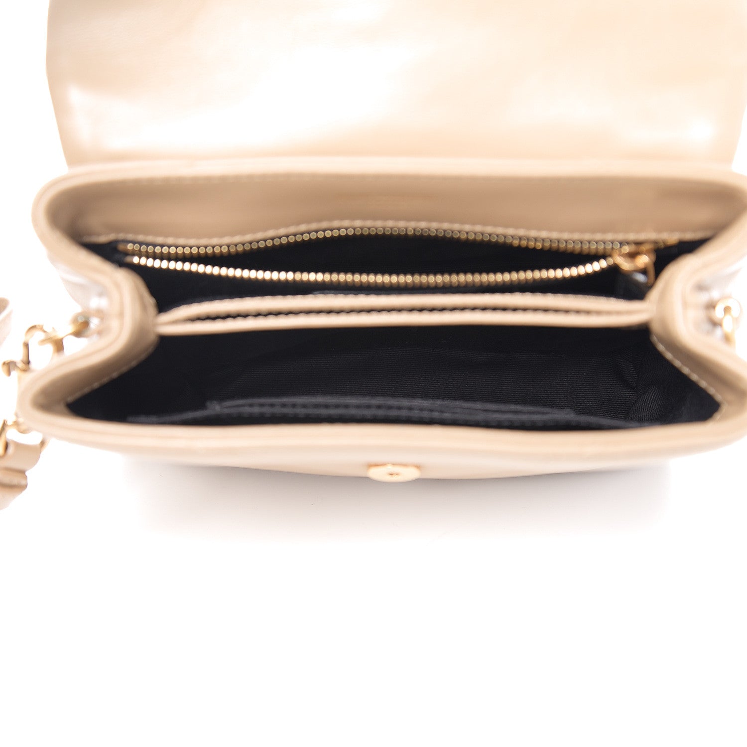 Saint Laurent Calfskin Y Quilted Monogram Toy Loulou Satchel Cork 4 of 10