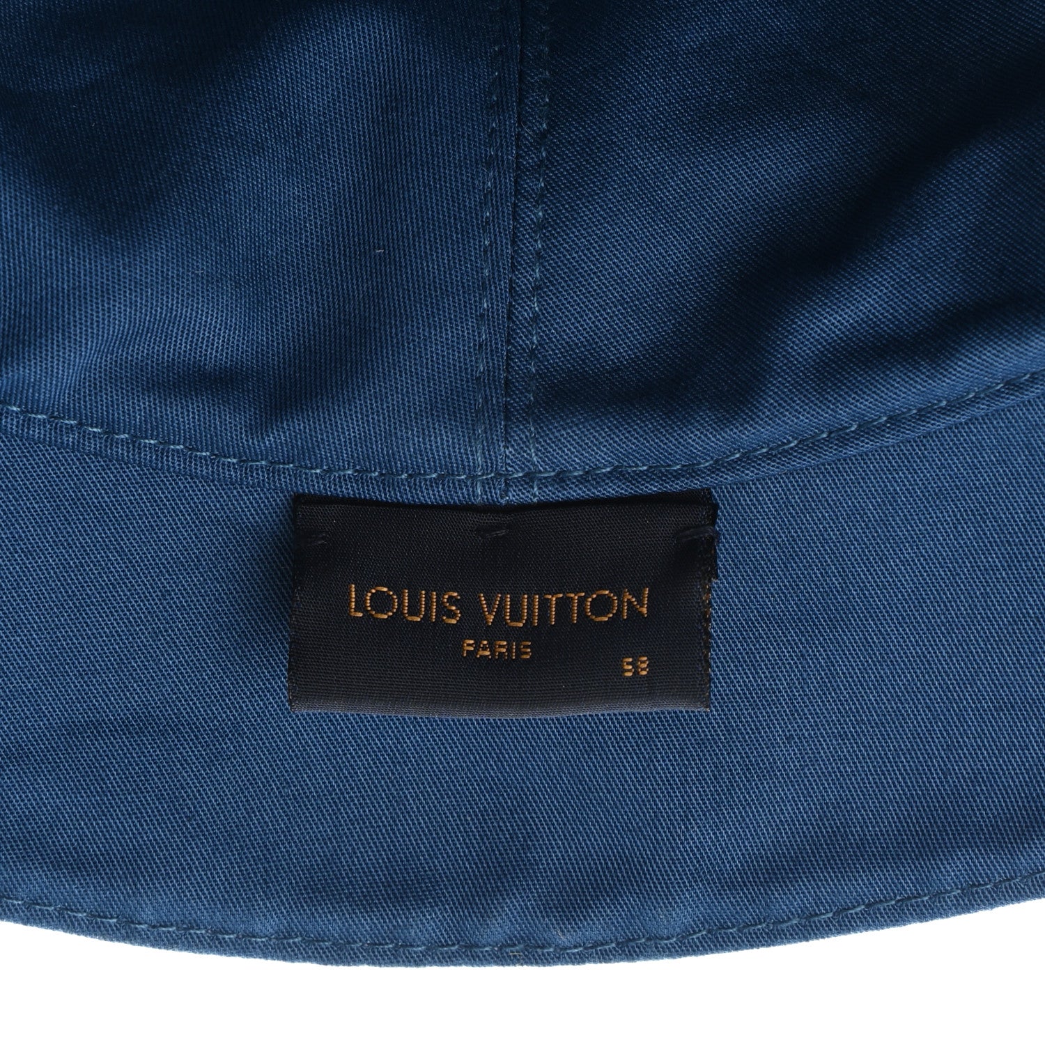 Louis Vuitton Monogram Denim Transformable Bob Bucket Hat 58 Blue 15 of 15