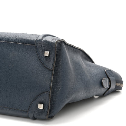 Celine Drummed Calfskin Mini Luggage Slate 10 of 11