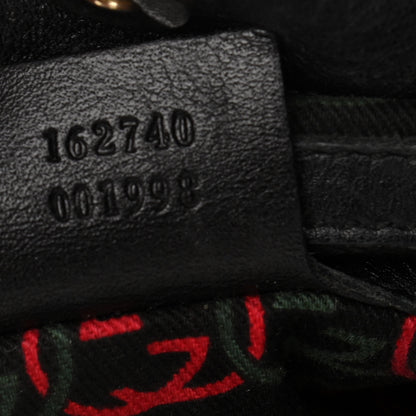 Gucci Calfskin Medium Britt Hobo Black 7 of 11