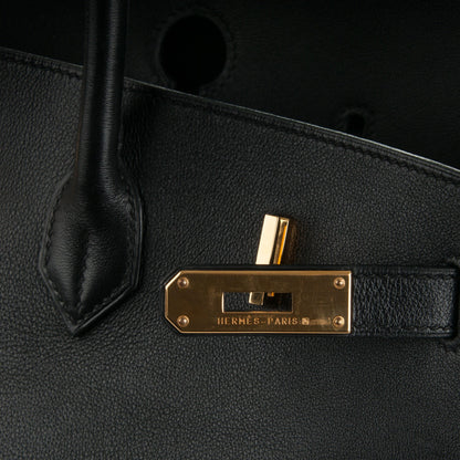 Hermes Swift Birkin 40 Black 8 of 26