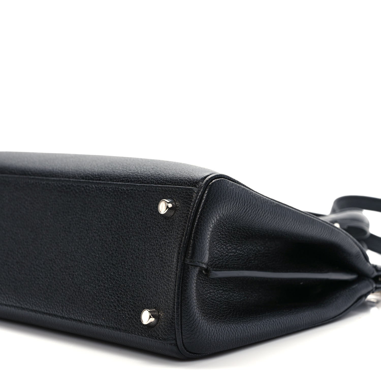 Gucci Grainy Calfskin Small Zumi Top Handle Bag Black 9 of 9
