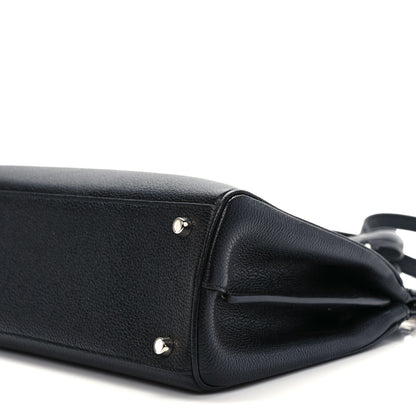 Gucci Grainy Calfskin Small Zumi Top Handle Bag Black 9 of 9
