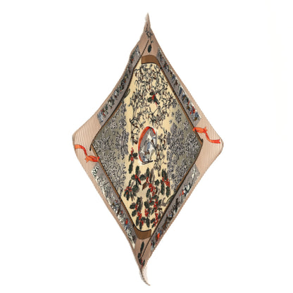 Hermes Silk Plisse Neige d'Antan Scarf 90 1 of 3