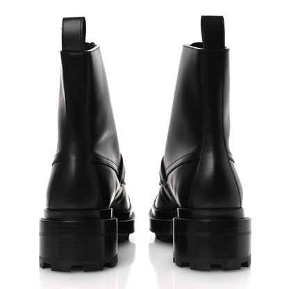 Hermes Glossed Calfskin Funk Ankle Boots 38.5 Black 6 of 11