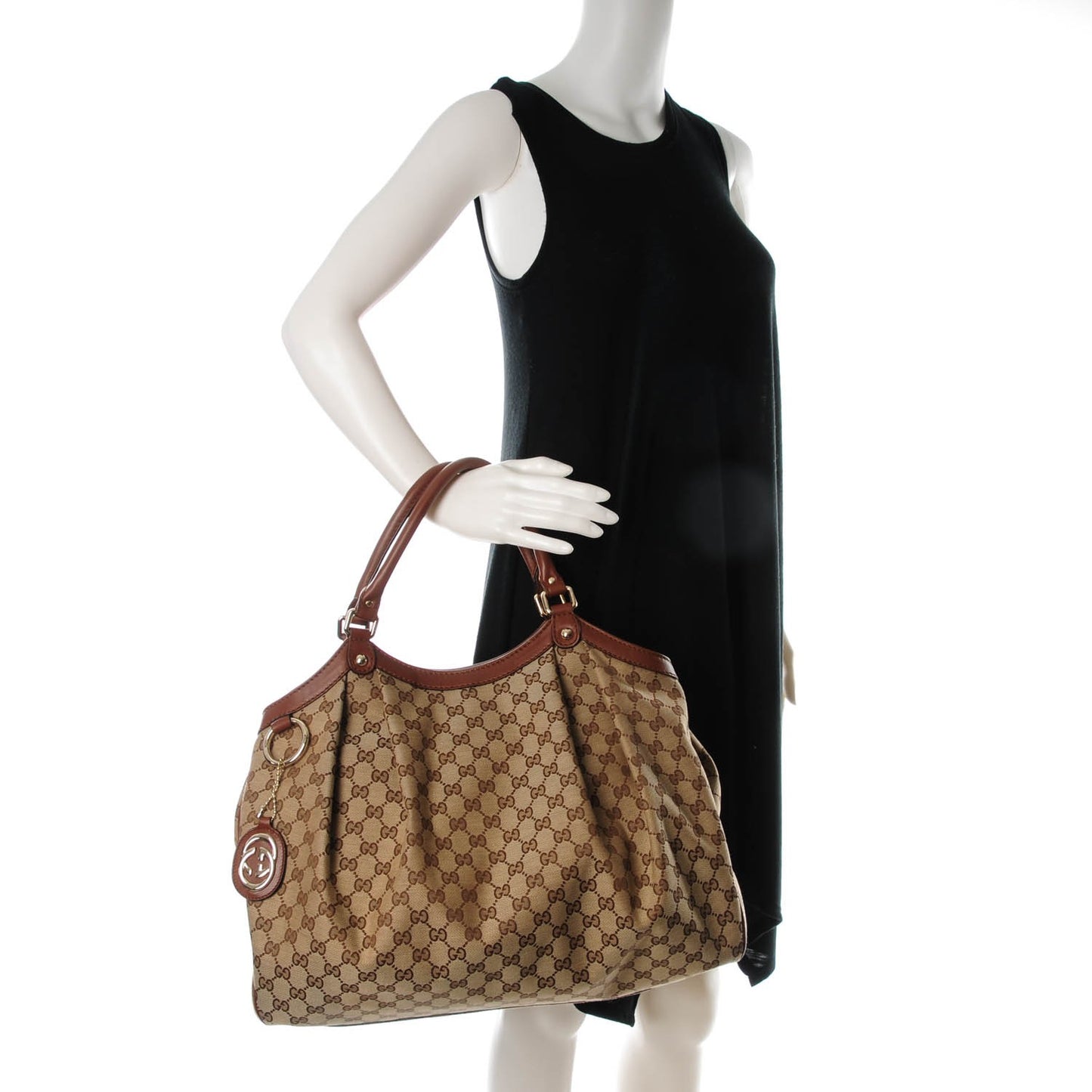 Monogram Large Sukey Tote Brown