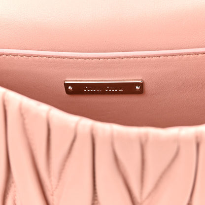 Miu Miu Nappa Matelasse Crystal Embellished Lady Shoulder Bag Orchidea 6 of 10