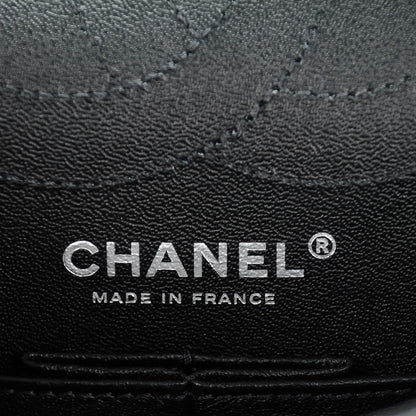 Chanel Aged Calfskin Chevron Quilted 2.55 Reissue 225 Flap So Black 7 of 8