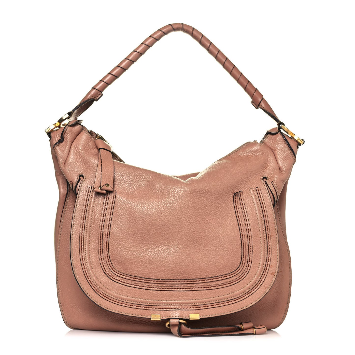 Calfskin Medium Marcie Hobo Nude