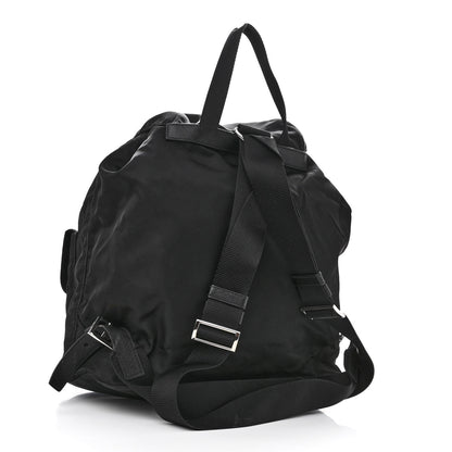 Prada Tessuto Nylon Saffiano Medium Backpack Black 2 of 8