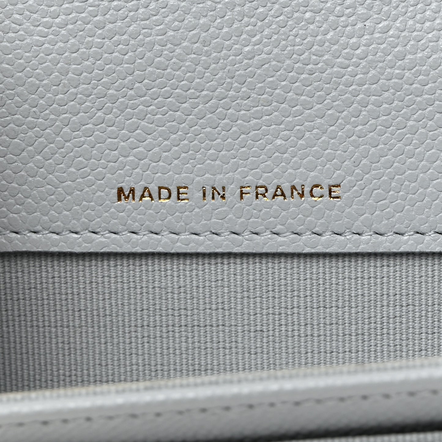 Caviar Quilted Flap Card Holder Wallet Light Blue