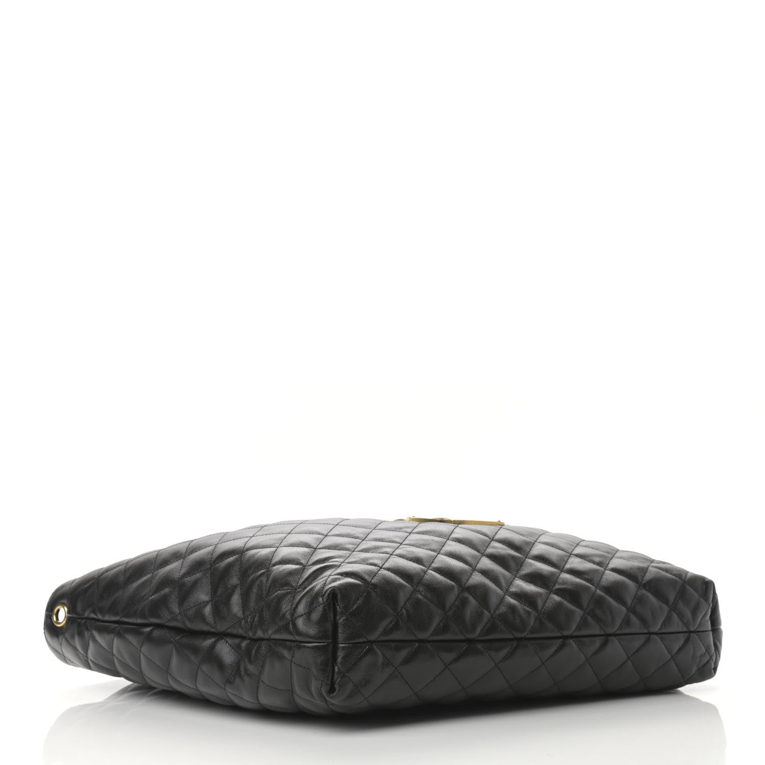 Saint Laurent Lambskin Quilted Maxi Icare Shopping Tote Black 5 of 11