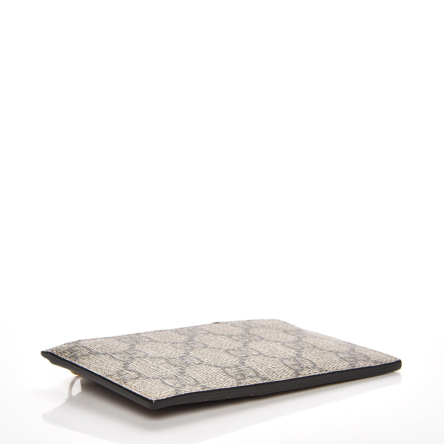 GG Supreme Monogram Coin Case Card Holder Brown