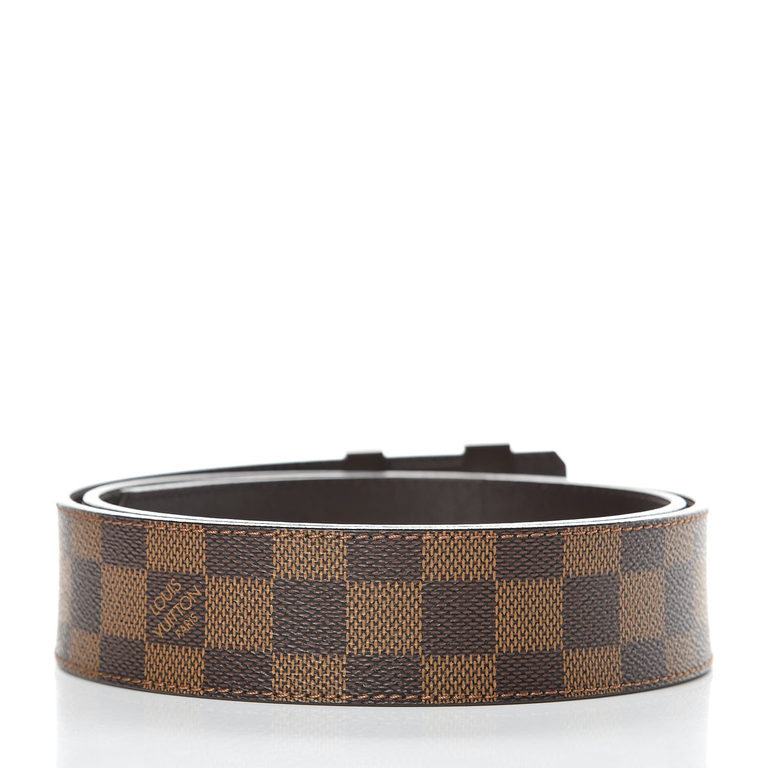 Louis Vuitton Damier Ebene 40mm LV Initiales Belt 90 36 3 of 9