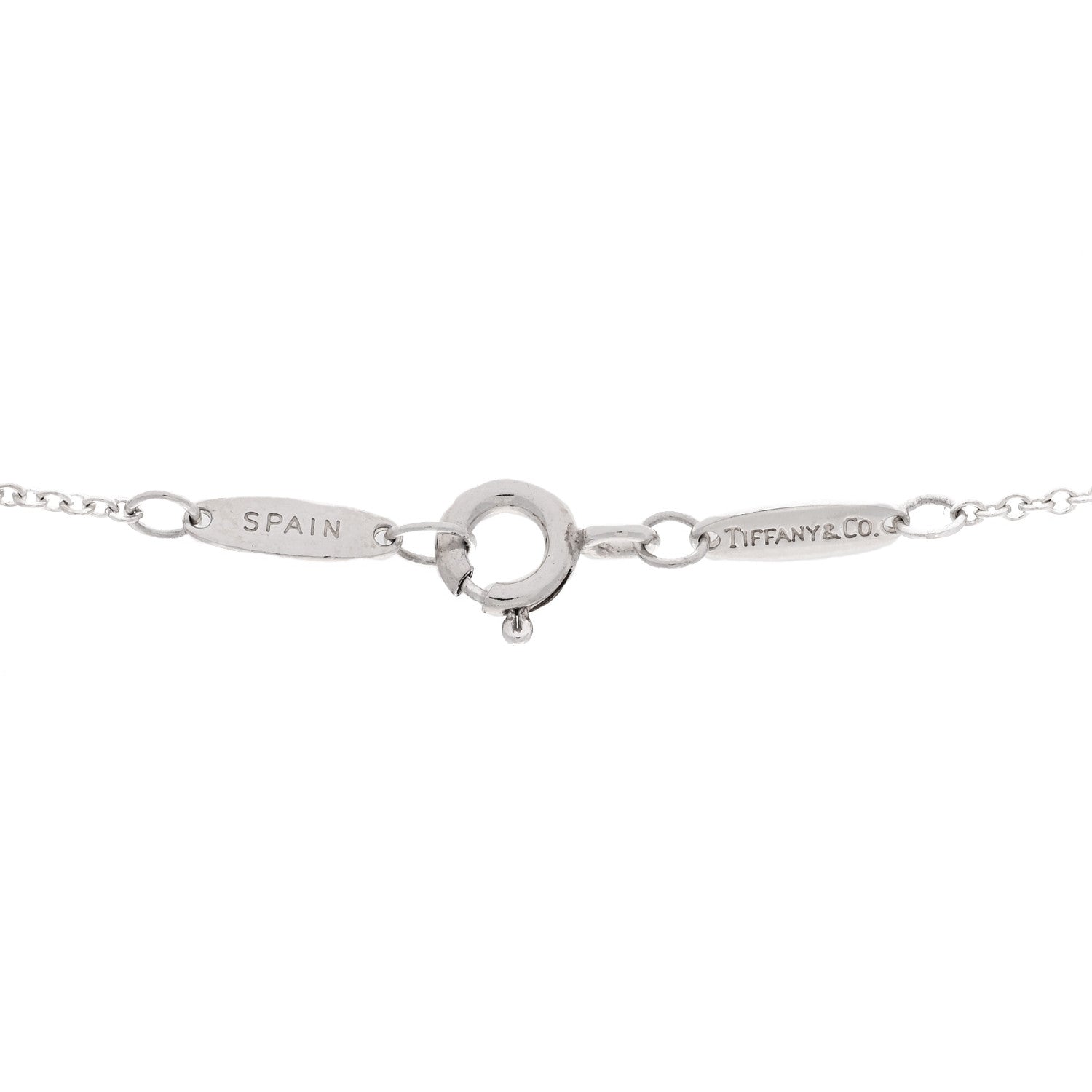 Tiffany Sterling Silver Diamond Elsa Peretti Snake Pendant Necklace 5 of 7