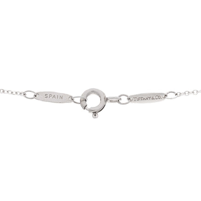 Tiffany Sterling Silver Diamond Elsa Peretti Snake Pendant Necklace 5 of 7