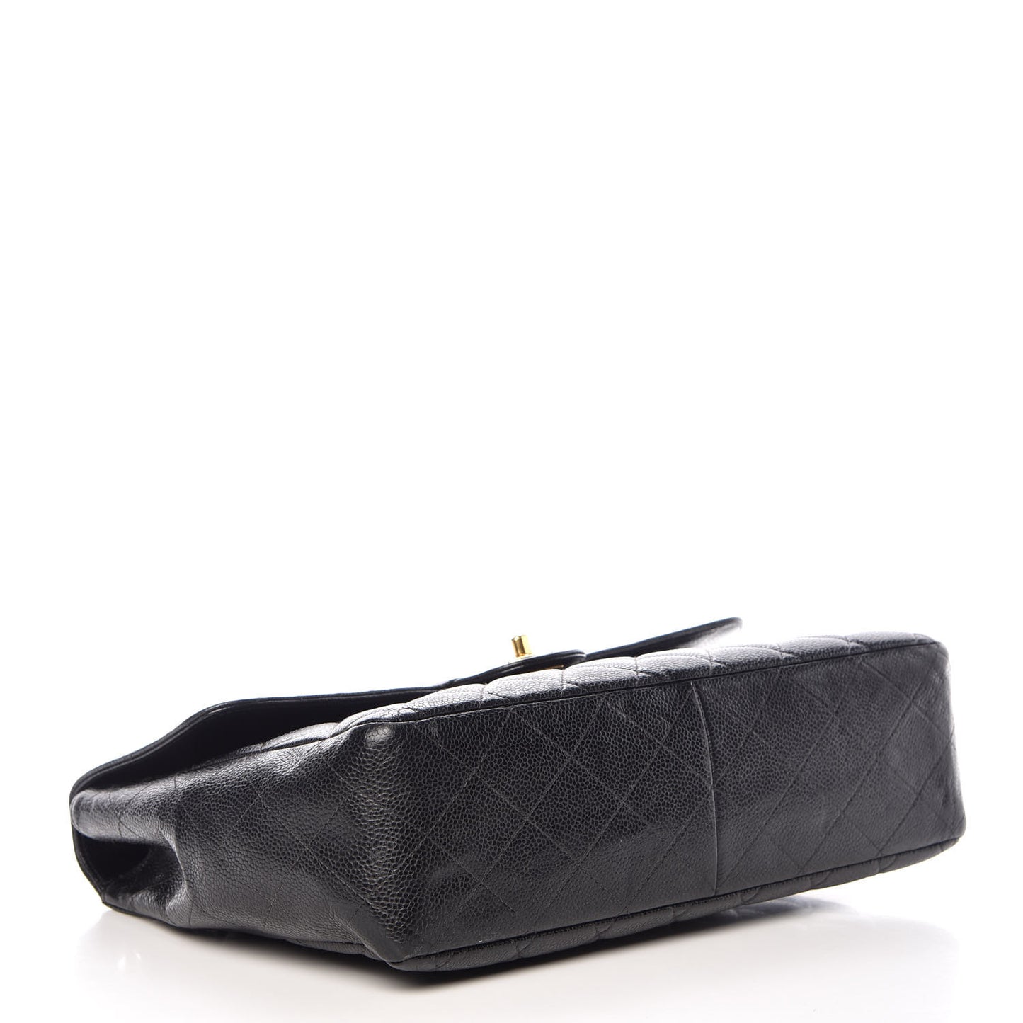 Caviar Jumbo Single Flap Black