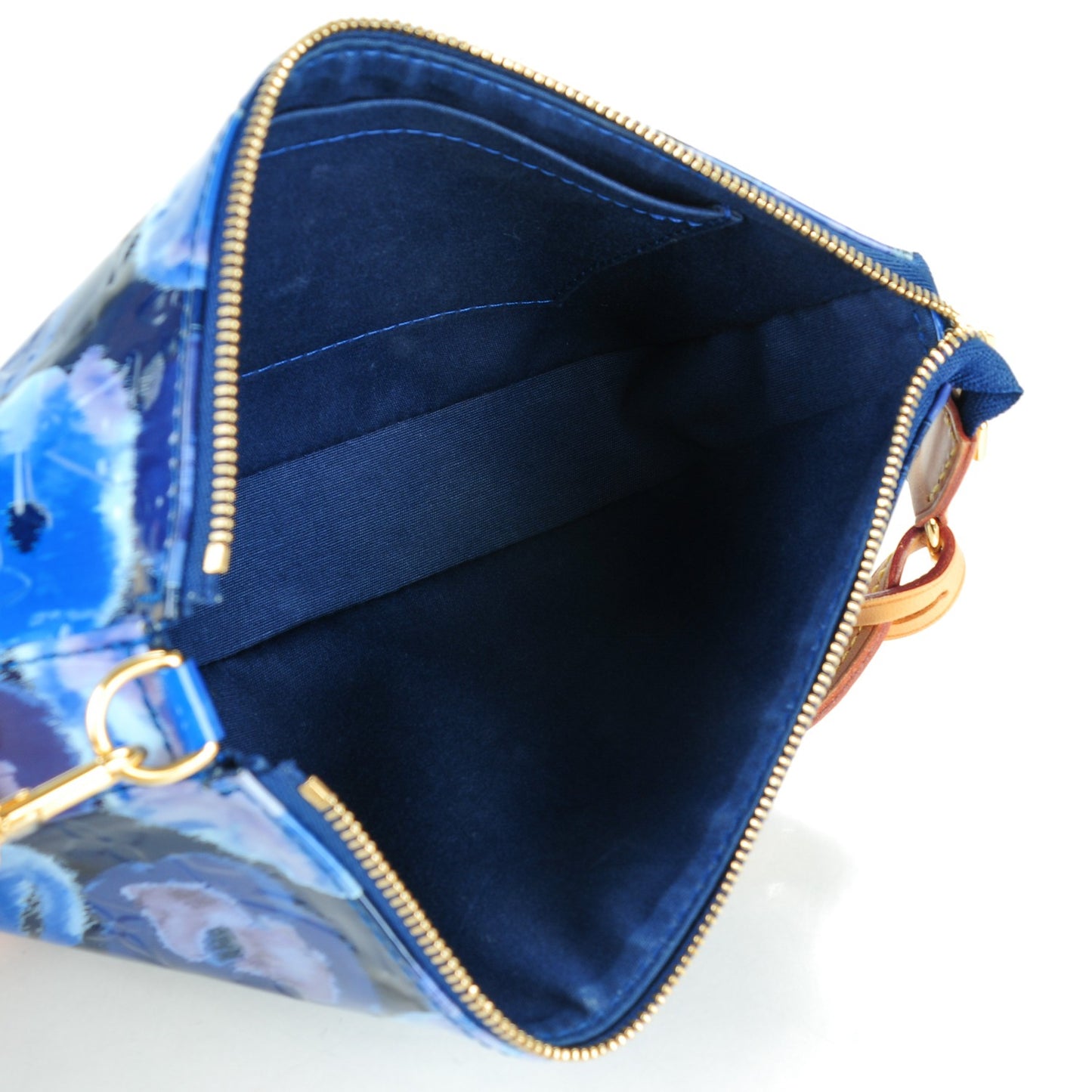 Vernis Ikat Pochette Accessories NM Grand Blue
