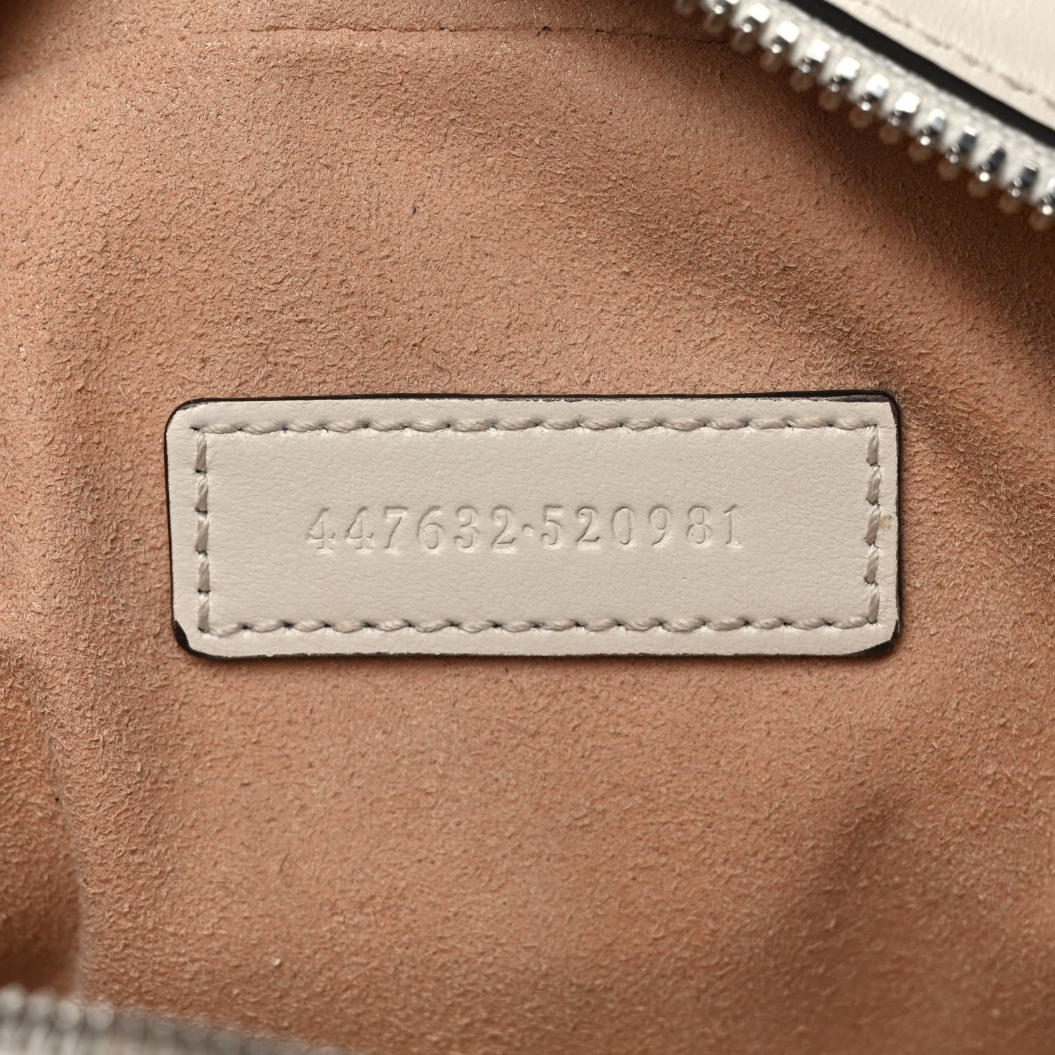 Gucci Calfskin Matelasse Aria Small GG Marmont Chain Shoulder Bag Mystic White 7 of 10